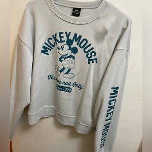 a medium mickey mouse sweater